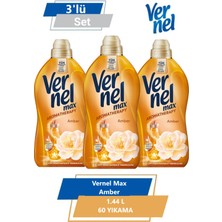 Vernel Max Amber 1.44L 60 Yıkama 3'lü Set