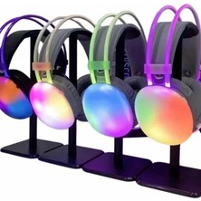 Astraltech Yeni Nesil Kulak Üstü Kablosuz Uzun Ömürlü Rgb Işıklı Bluetooth Kulaklık