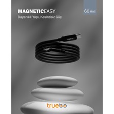 Truebo MagneticEasy Dayanıklı Şarj ve Veri Kablosu