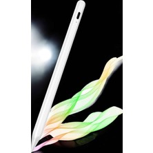 Astraltech Dokunmatik Kalem Beyaz Şarjlı Yedek Uçlu Android ve Ios Uyumlu