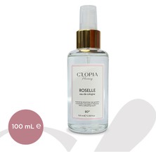 C'LOPIA Roselle Eau De Cologne 100 ml Cam Şişe – Gül ve Yasemin Özlü Çiçeksi Kolonya Gün Boyu Ferahlık