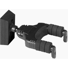 On Stage GS8730BK Duvar Tipi Kilitli Gitar Standı (Siyah) | Ahşap Tabanlı Otomatik Kilit Sistemi