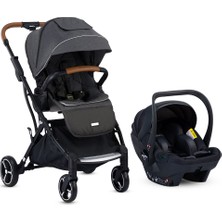 Kraft Juno I-Size Travel Sistem Bebek Arabası Koyu Gri