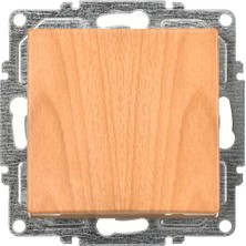 Günsan Elektrik Günsan Visage Anahtar, Akçaağaç (Mekanizma + Tuşkapak)