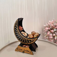 Mingitav Hilal - Ramazan Ayı Hediyelik Dekoratif Sunumluk Hurmalık Lokumluk Çerezlik Şekerlik Kase