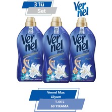 Vernel Max Lilyum 1.44L 60 Yıkama 3'lü Set