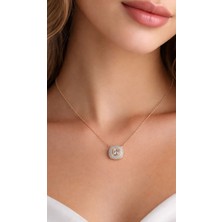 Solène Lille Altın Kaplama Zirkon Taşlı Kolye