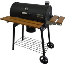 Divona Home Barbekü Baz Model  Bahçe Balkon Bbq Seti (75 CM) (KILIF VE ÖNLÜK HEDİYELİ!)