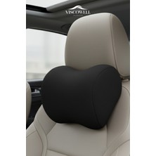 Viscowell Ortopedik Araç Içi Visco Boyun Destek Yastığı Siyah