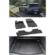 Sahler C5 Aircross Elektrikli-1.6 Phev 2025 ve Sonrası 4.5d Paspas ve 3D Rizline Bagaj Havuzu Alt