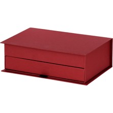 Ambalaj Pazarı 2 Katlı Çekmeceli Mukavva Kutu (Bordo)