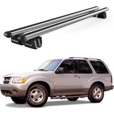 Today Auto Pençe Ford Explorer (2001-2010) Uyumlu Gri Ara Atkı 135CM Port Bagaj Tavan Barı