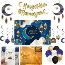 Ramazan Temalı Arka Fon Süsleme Seti, Şık ve Elegant Dekorasyon
