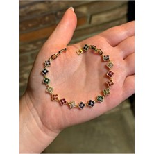 Luxyansımalar Çelik Van Clef Yonca Kuyum Model Bileklik