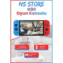 Ns Store G90 Taşınabilir Yeni Nesil Oyun Konsolu El Atarisi | 7’’ Hd Ekran | 10.000+ Oyun |