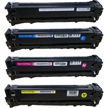 Chargink Hp CB540A-CB541A-CB542A-CB543A Renkli Takım Muadil Toner Laserjet cm Serisi/laserjet Cp Serisi/color Laserjet cm Serisi/color Laserjet Cp Serisi/laserjet Pro 200 Color M Serisi/mfp M Serisi Uyumlu