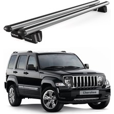 Today Auto Pençe Jeep Cherokee Kk (2008-2014) Uyumlu Gri Ara Atkı 135CM Port Bagaj Tavan Barı