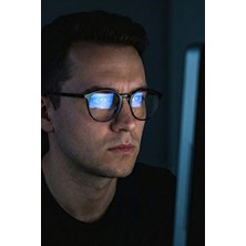 Sun Factory SUNSTOP Sunfactory Modeli Mavi Işık Filtreli Unisex Siyah Renk Ekran Gözlüğü 8207 C0101