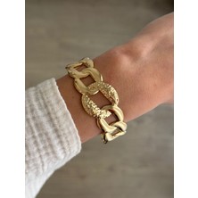 İrem Yıldız Çelik Gold Kelepçe