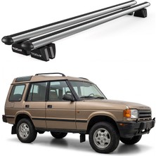 Today Auto Pençe Land Rover Range Rover (1994-2002) Uyumlu Gri Ara Atkı 135CM Port Bagaj Tavan Barı