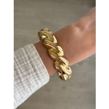 İrem Yıldız Çelik Gold Burgu Model Kelepçe