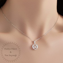 Muun Store Zirkon Taşlı Çelik Kolye – Sevgililer Günü Hediyesi, Şık ve Zarif Tasarım