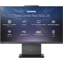 Lenovo Thinkcentre Neo 50A G5 Intel Core I7-13620H 32GB 1tb SSD 23.8" Fhd Dokunmatik W11P All In One 12SCA0CNTR 012