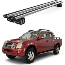 Today Auto Pençe Isuzu D-Max (2006-2012) Uyumlu Gri Ara Atkı 135CM Port Bagaj Tavan Barı