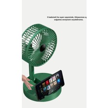 Astraltech Katlanabilir Şarjlı Mini Fan 3 Kademeli Hız Ayarlı Taşınabilir