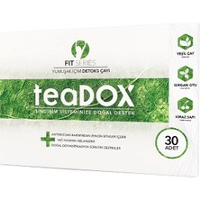 Besttem Teadox Bitkisel Karışım – Yeşil Çay ve Kiraz Saplı Doğal Arınma Desteği - 30 Adet
