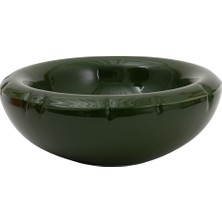 Home StudyoMick-Moss Gloss Yeşil Seramik Kase 32 cm