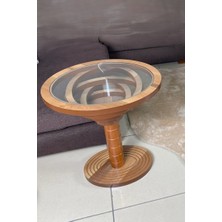 Evnesya Hürrem Yan Sehpa  Ceviz