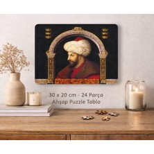 Basel Maison Osmanlı Padişahı Fatih Sultan Mehmed - Ahşap Puzzle