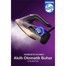 Philips DST8040 Azur 8000 Serisi Buharlı Ütü | Kumaşa Göre Isı Ayarlayan Teknoloji | Sıfır Yanık Garantisi