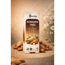 Nutribio Soğuk Sıkım Acıbadem Yağı 20ML