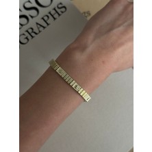 İrem Yıldız Çelik Love Serisi Bileklik Unisex