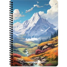 Keskin Color Keskin A4 Çizgili Karton Kapak Nature Defter - Mavi