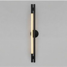 Mikro Aydınlatma Samsung Ledli Dekoratif Banyo Ayna Duvar Tablo Yatakodası Salon Aplik Aydınlatma Siyah Günışığı 60CM