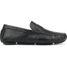 Ziya, Erkek Hakiki Deri Günlük Ayakkabı 1611065ZE077 Siyah