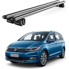 Today Auto Pençe Volkswagen Touran (2015 ve Sonrası) Uyumlu Gri Ara Atkı 135CM Port Bagaj Tavan Barı