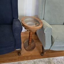 Evnesya Sedef Yan Sehpa  Ceviz