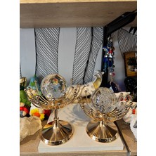 Atak Hediyelik Dekoratif Kristal 2'li Küre Obje Biblo