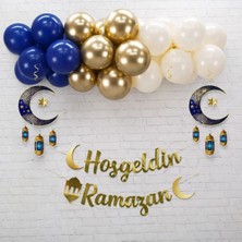 Renkli Balon Süsleme Seti, Ramazan Teması, Partiye Neşe Katın