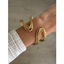 İrem Yıldız Çelik Gold Kelepçe