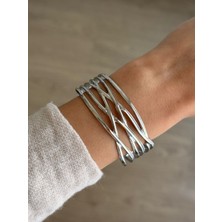 İrem Yıldız Çelik Silver Kelepçe