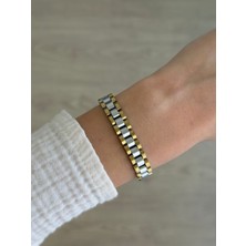 İrem Yıldız Çelik Unisex Rolex Bileklik