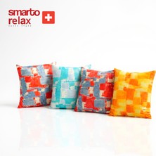 Smarto Relax 4'lü Içi Dolgulu Kırlent 45X45 cm Kare – Salon & Berjer Kırlenti