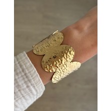 İrem Yıldız Çelik Gold Dokulu Kelepçe