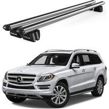 Today Auto Pençe Mercedes-Benz Gl (X166) (2013-2016) Uyumlu Gri Ara Atkı 135CM Port Bagaj Tavan Barı