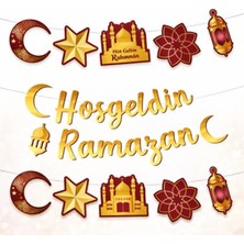 Ramazan Temalı Arka Fon Süsleme Seti, Şık ve Renkli Dekorasyon